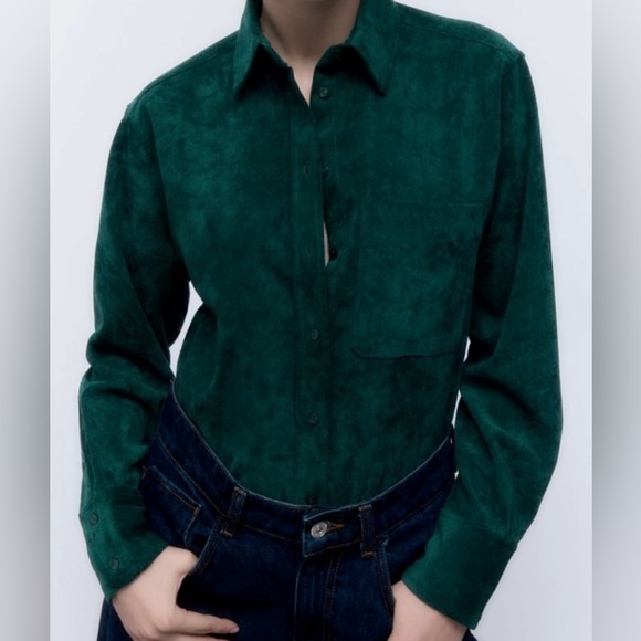 FINE-WALED CORDUROY SHIRT - Picture 6 of 7